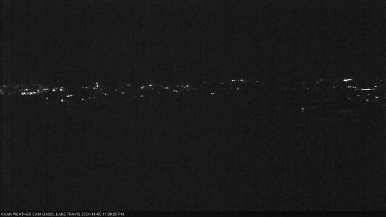 Lake Travis webcam, November 5, 2024 11:00 PM CT
