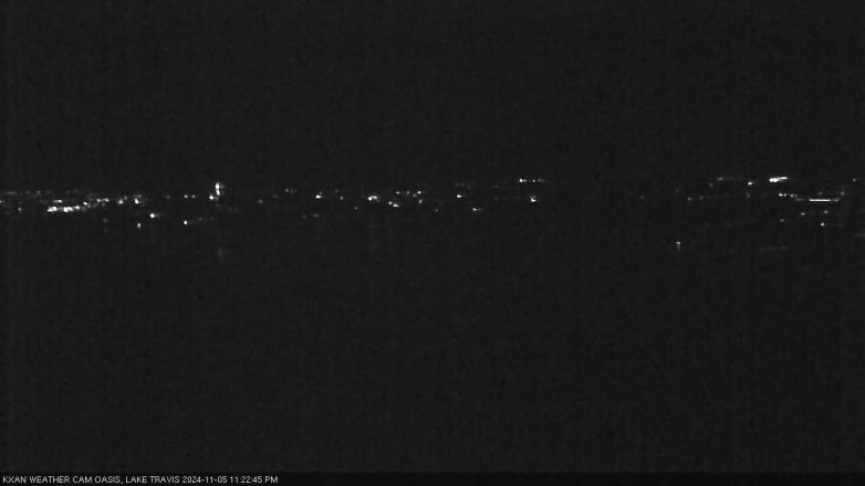 Lake Travis webcam, November 5, 2024 11:25 PM CT