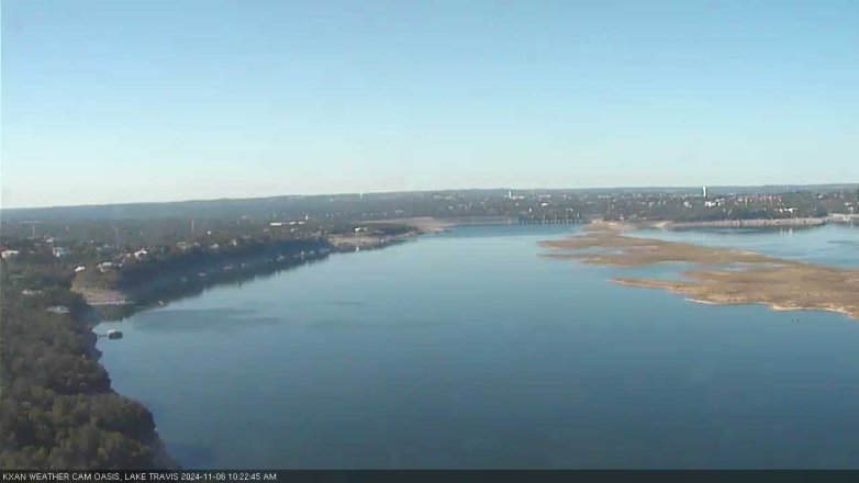 Lake Travis webcam, November 6, 2024 10:25 AM CT