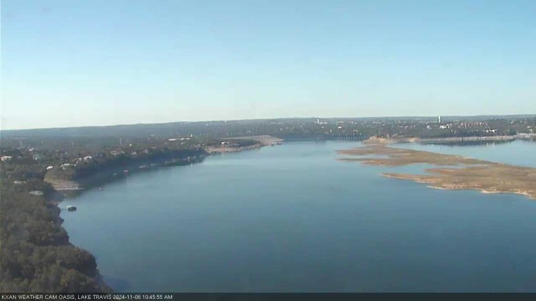 Lake Travis webcam, November 6, 2024 10:45 AM CT