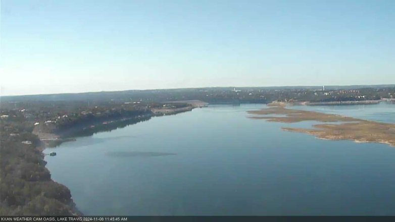 Lake Travis webcam, November 6, 2024 11:45 AM CT