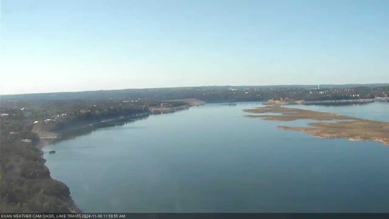 Lake Travis webcam, November 6, 2024 12:00 PM CT