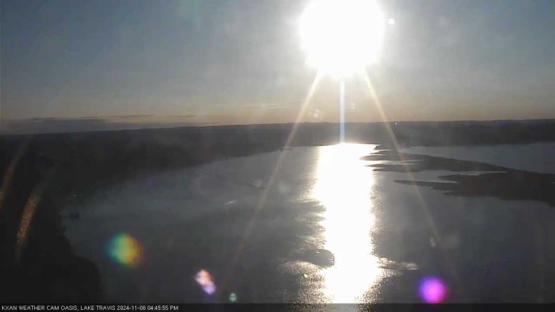 Lake Travis webcam, November 6, 2024 4:45 PM CT