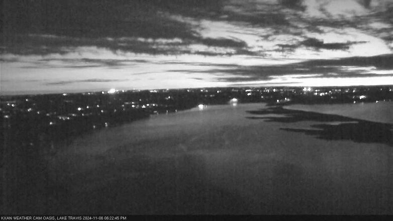 Lake Travis webcam, November 6, 2024 6:25 PM CT