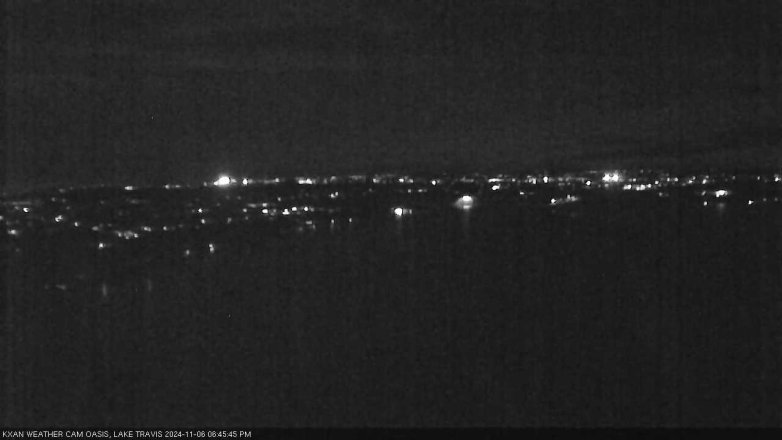 Lake Travis webcam, November 6, 2024 6:45 PM CT