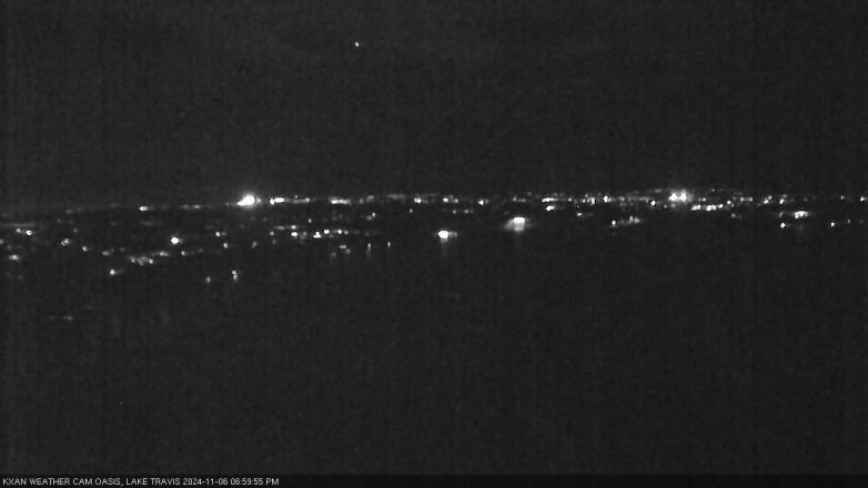 Lake Travis webcam, November 6, 2024 7:00 PM CT