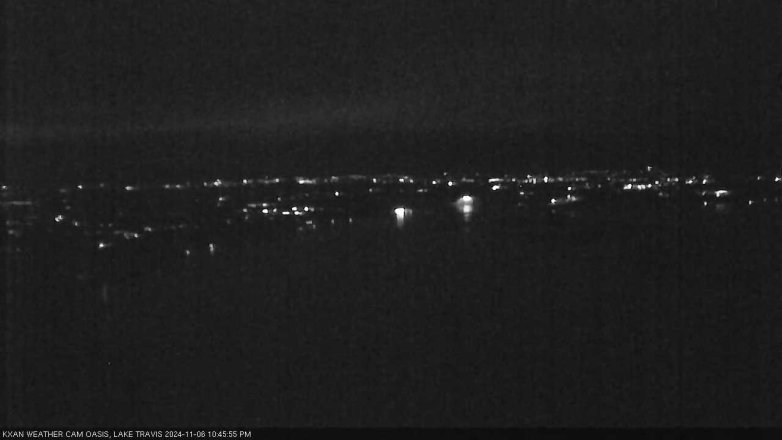 Lake Travis webcam, November 6, 2024 10:45 PM CT