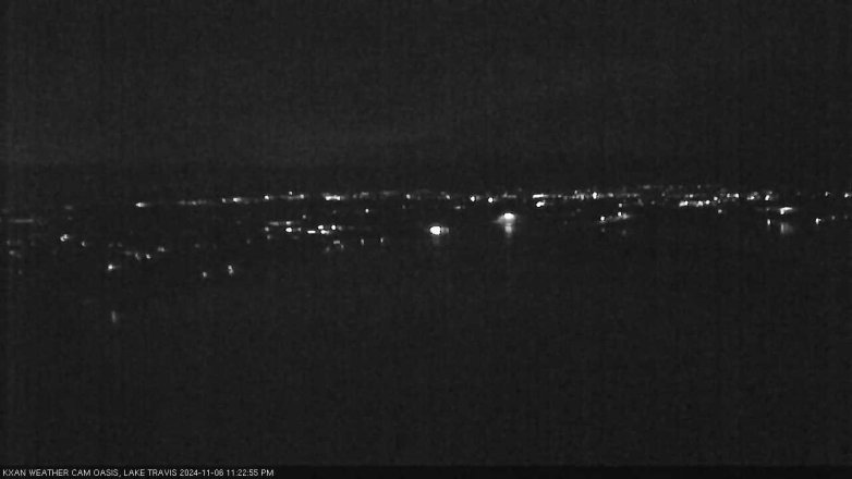 Lake Travis webcam, November 6, 2024 11:25 PM CT