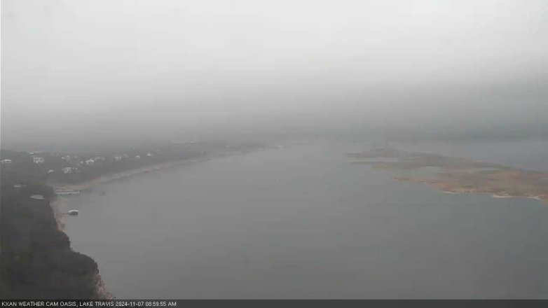 Lake Travis webcam, November 7, 2024 9:00 AM CT