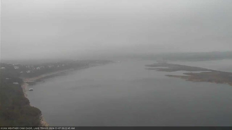 Lake Travis webcam, November 7, 2024 9:25 AM CT