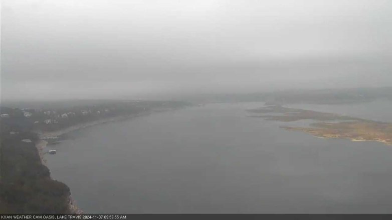 Lake Travis webcam, November 7, 2024 10:00 AM CT