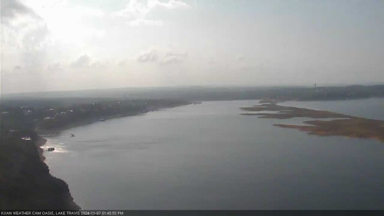 Lake Travis webcam, November 7, 2024 1:45 PM CT