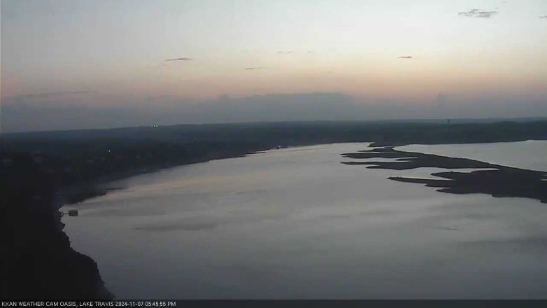 Lake Travis webcam, November 7, 2024 5:45 PM CT