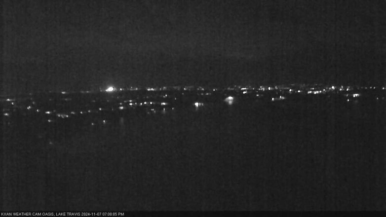 Lake Travis webcam, November 7, 2024 7:00 PM CT