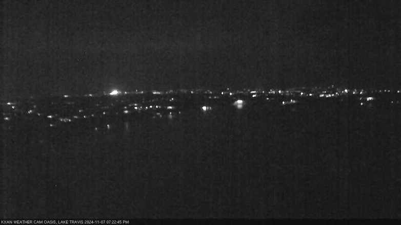 Lake Travis webcam, November 7, 2024 7:25 PM CT