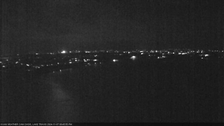 Lake Travis webcam, November 7, 2024 8:45 PM CT