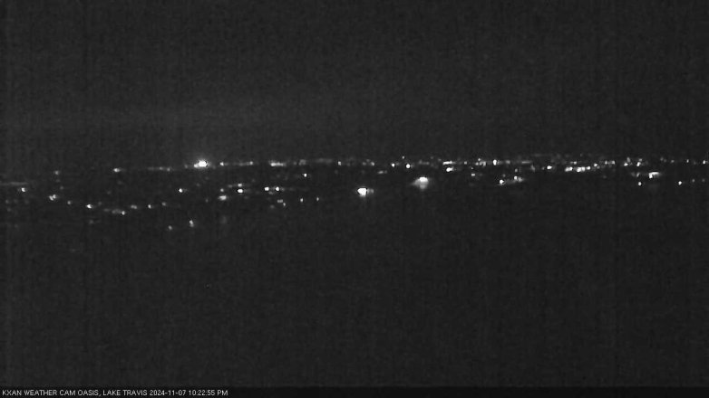 Lake Travis webcam, November 7, 2024 10:25 PM CT