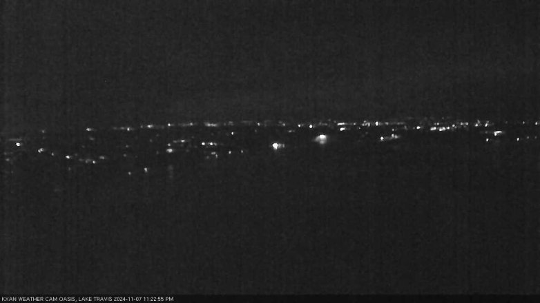 Lake Travis webcam, November 7, 2024 11:25 PM CT