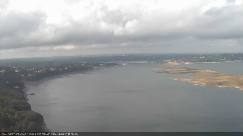 Lake Travis webcam, November 8, 2024 9:45 AM CT