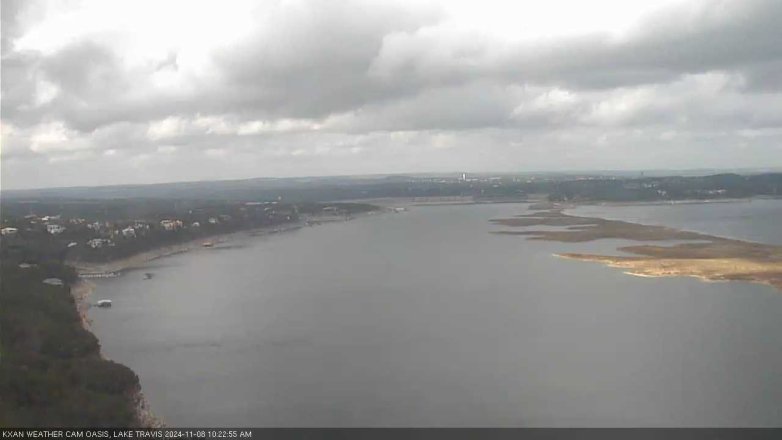 Lake Travis webcam, November 8, 2024 10:25 AM CT