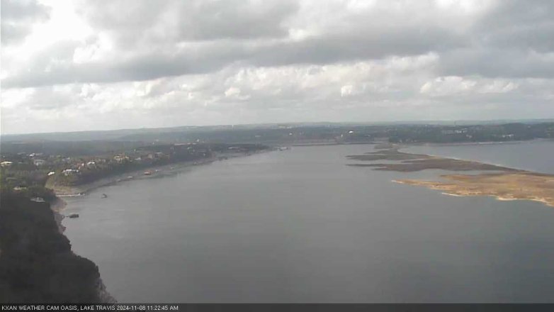 Lake Travis webcam, November 8, 2024 11:25 AM CT