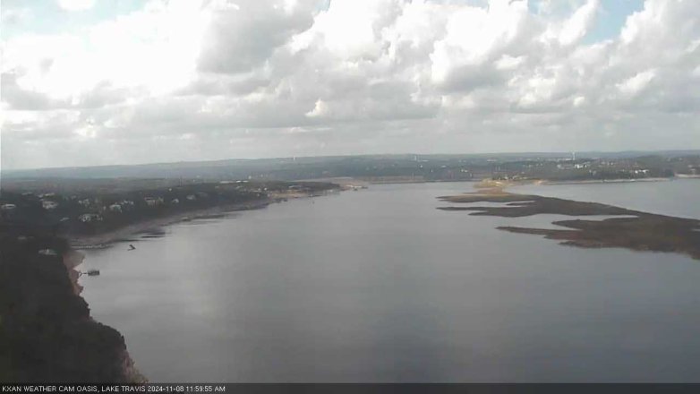 Lake Travis webcam, November 8, 2024 12:00 PM CT