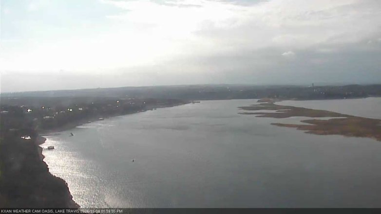 Lake Travis webcam, November 8, 2024 2:00 PM CT