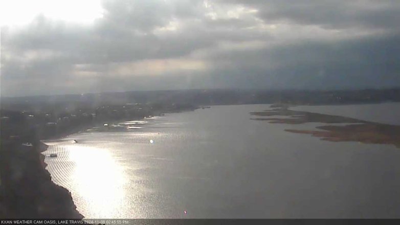 Lake Travis webcam, November 8, 2024 2:45 PM CT