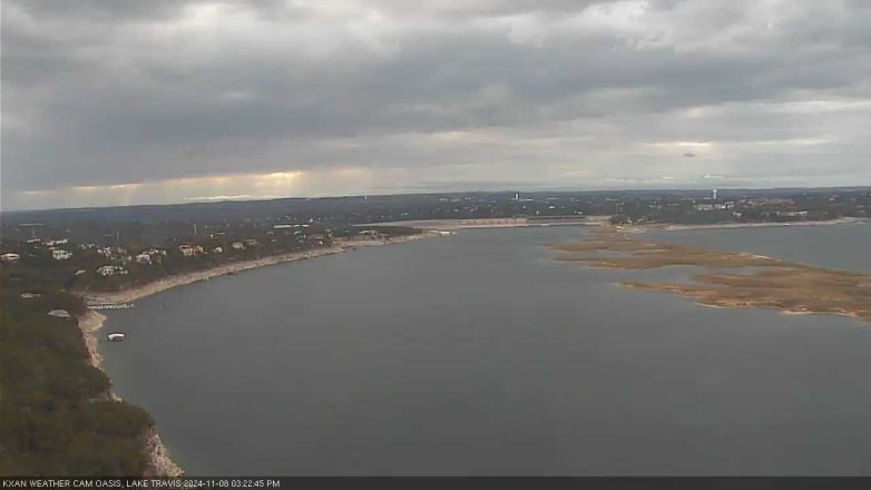 Lake Travis webcam, November 8, 2024 3:25 PM CT