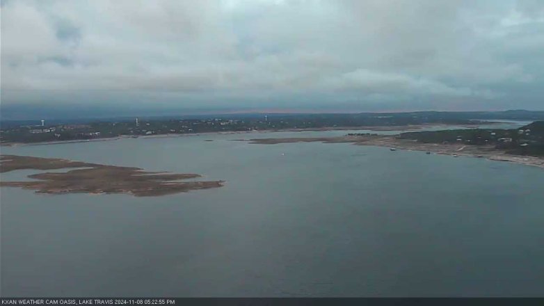 Lake Travis webcam, November 8, 2024 5:25 PM CT