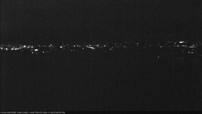 Lake Travis webcam, November 8, 2024 7:45 PM CT
