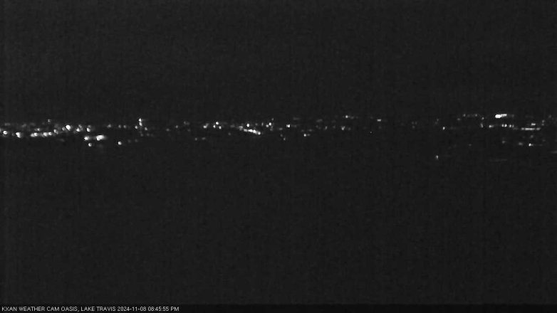 Lake Travis webcam, November 8, 2024 8:45 PM CT