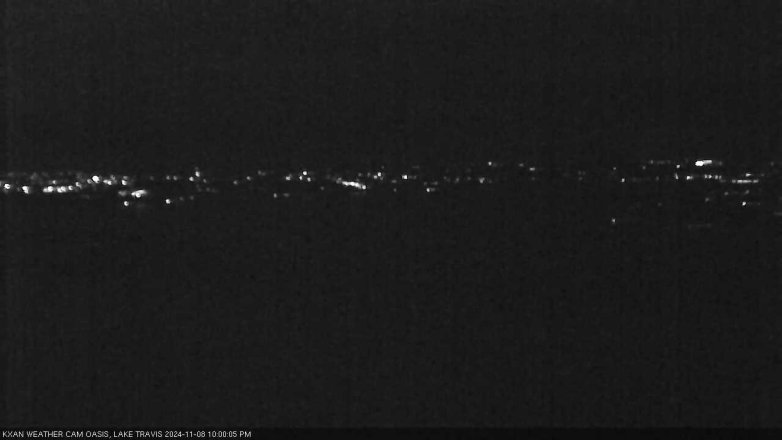 Lake Travis webcam, November 8, 2024 10:00 PM CT