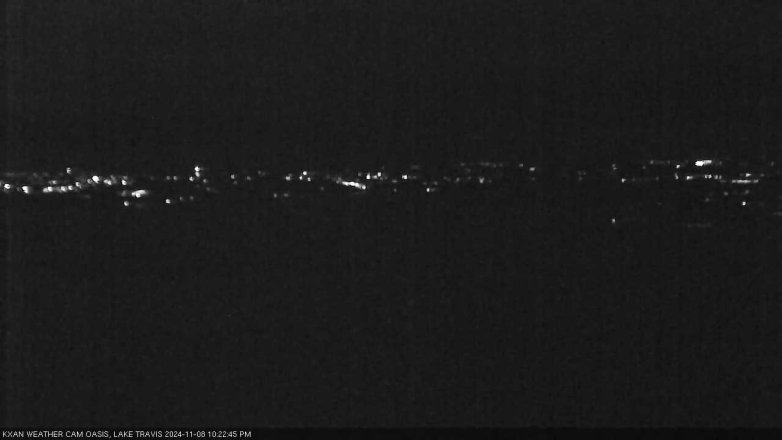 Lake Travis webcam, November 8, 2024 10:25 PM CT