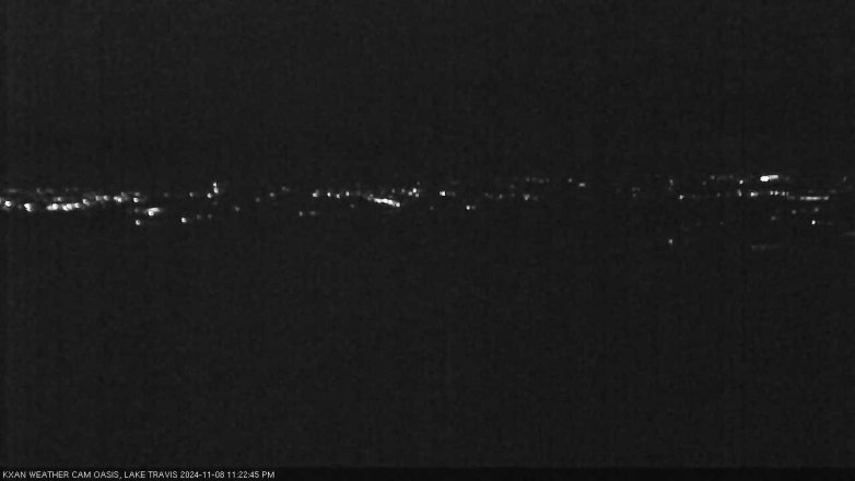 Lake Travis webcam, November 8, 2024 11:25 PM CT