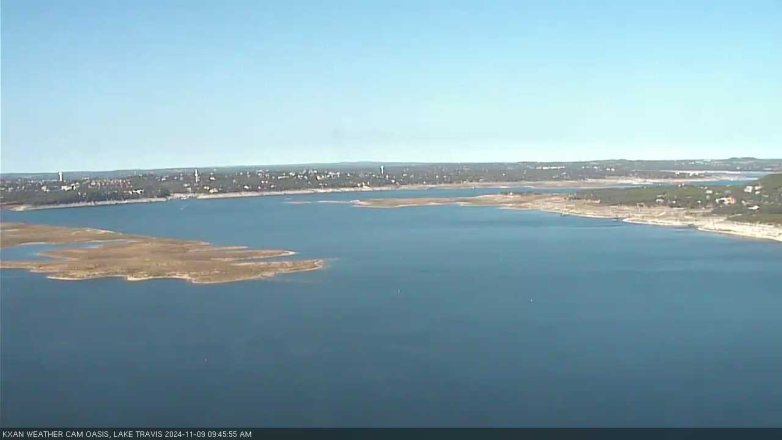 Lake Travis webcam, November 9, 2024 9:45 AM CT