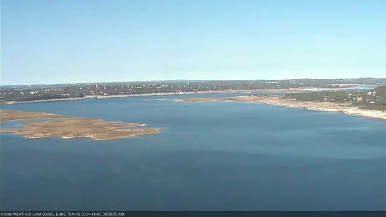 Lake Travis webcam, November 9, 2024 10:00 AM CT