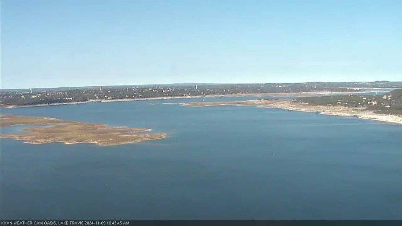 Lake Travis webcam, November 9, 2024 10:45 AM CT