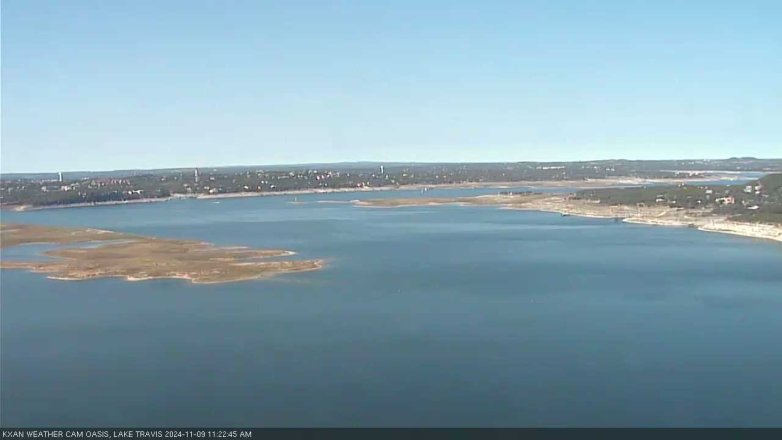 Lake Travis webcam, November 9, 2024 11:25 AM CT
