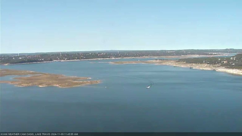 Lake Travis webcam, November 9, 2024 11:45 AM CT