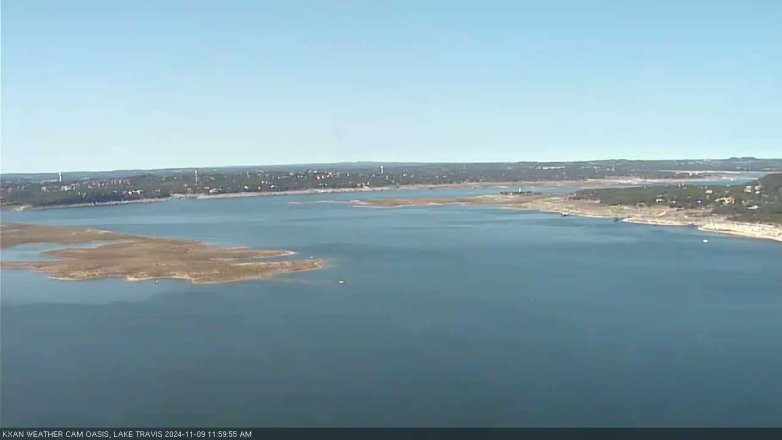 Lake Travis webcam, November 9, 2024 12:00 PM CT
