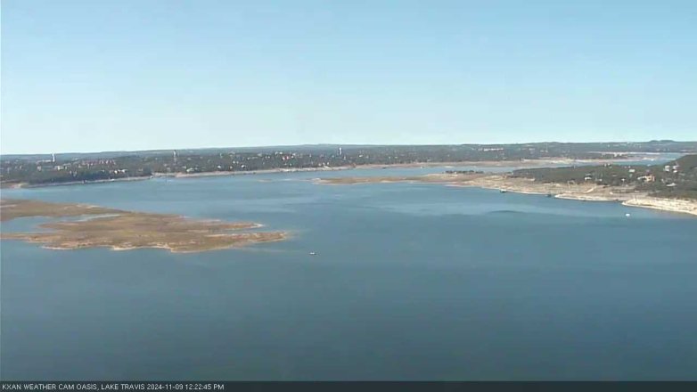 Lake Travis webcam, November 9, 2024 12:25 PM CT