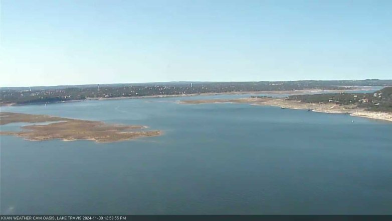 Lake Travis webcam, November 9, 2024 1:00 PM CT