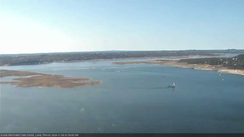 Lake Travis webcam, November 9, 2024 2:00 PM CT