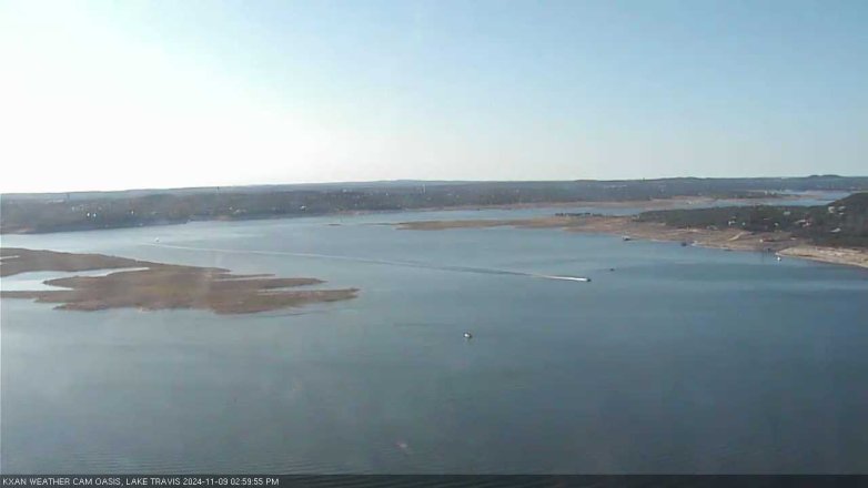 Lake Travis webcam, November 9, 2024 3:00 PM CT