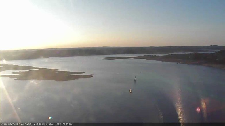 Lake Travis webcam, November 9, 2024 5:00 PM CT