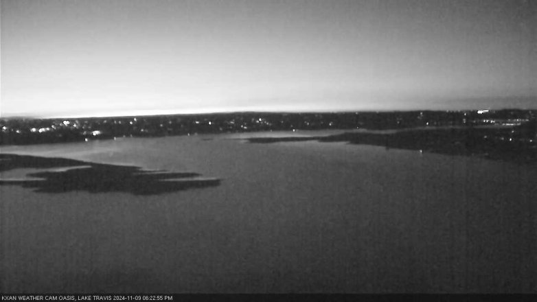 Lake Travis webcam, November 9, 2024 6:25 PM CT