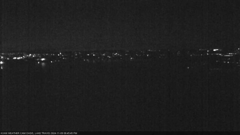 Lake Travis webcam, November 9, 2024 6:45 PM CT