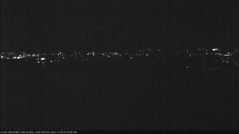 Lake Travis webcam, November 9, 2024 7:25 PM CT