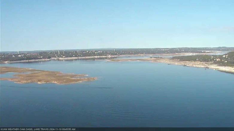Lake Travis webcam, November 10, 2024 9:45 AM CT